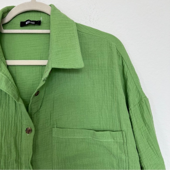 Miss Lola Button Down Shirt - Picture 4 of 8